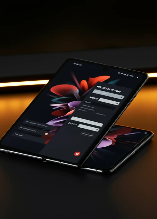 Interface claire et sécurisée du formulaire d'inscription sur Lucky31 Casino, présentant les champs nécessaires pour créer un compte rapidement et accéder aux jeux.